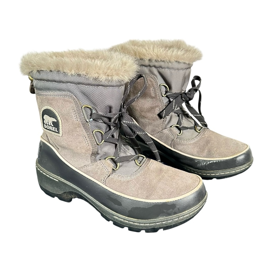 SOREL Tivoli III Waterproof Winter Snow Boots in quarry/ cloud grey - Picture 2 of 8